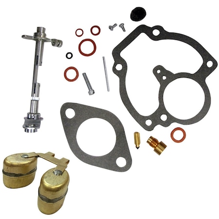 Aic Replacement Parts Carburetor Repair Kit with Float Fits Allis Chalmers B & C Zenith Tractor 13781-CARB